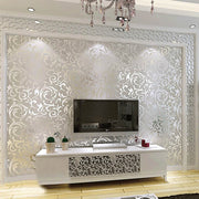 Modern Wallpaper Silver Grey Wall Paper for Living Room Bedroom Background Decor